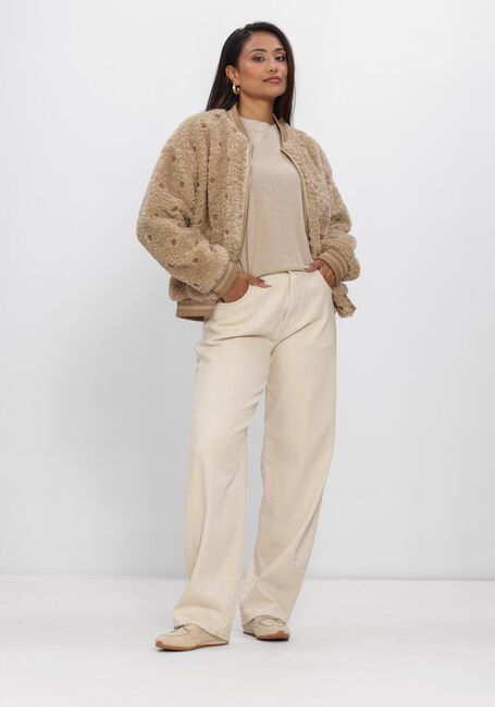 Ecru NUKUS Wijde broek PETRA PANTS - large