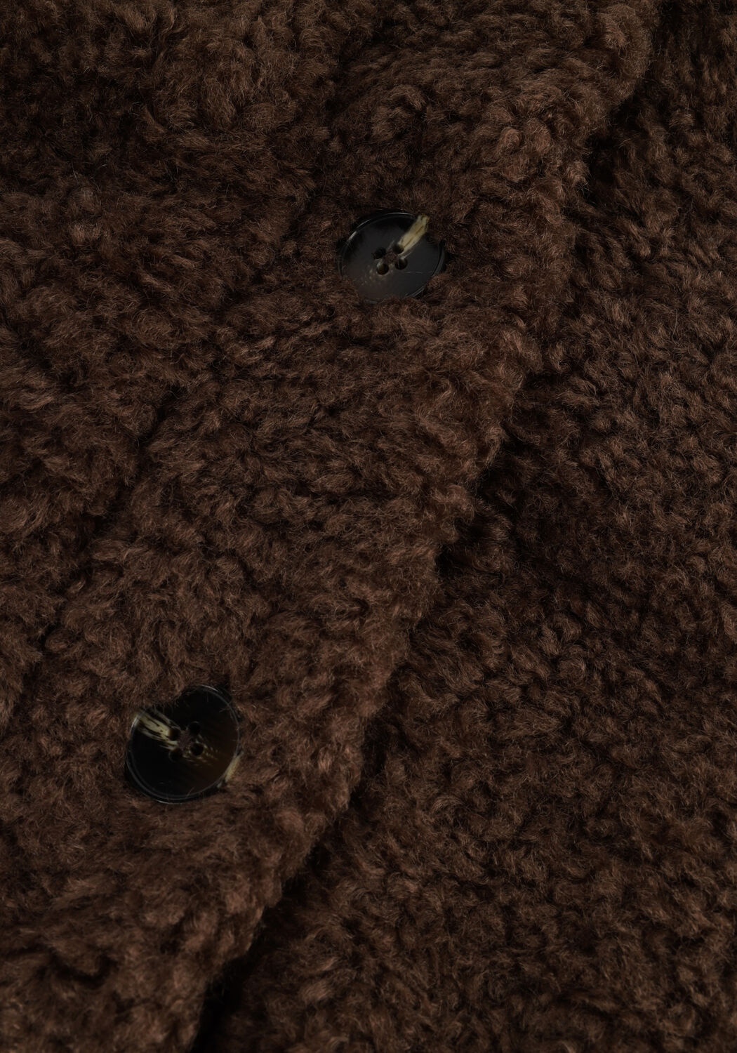 MOVES Manteau Teddy LESARI en marron - large