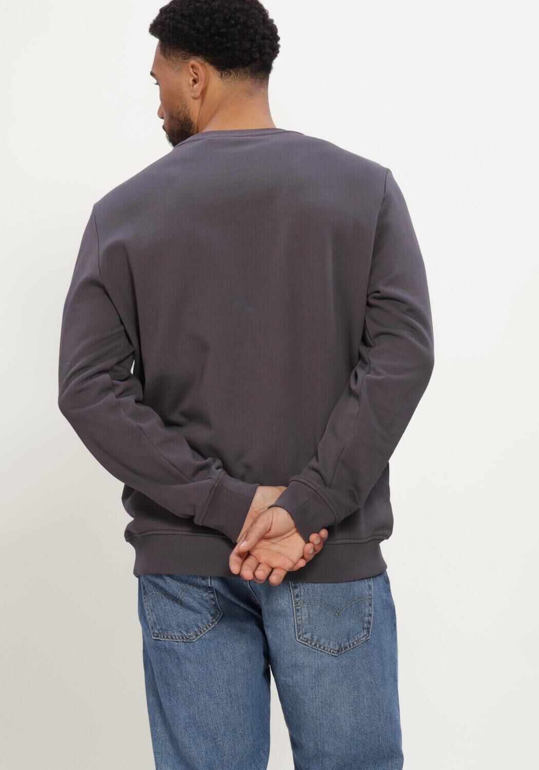 LYLE & SCOTT Pull SUPERFINE CREW NECK SWEATSHIRT Gris fonc&eacute; - large