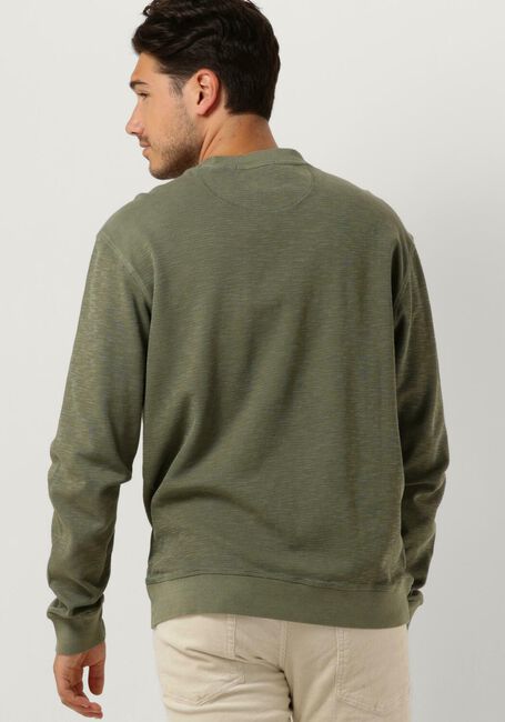 SCOTCH & SODA Pull REGULAR FIT GARMENT DYED SWEATSHIRT IN ORGANIC COTTON en vert - large