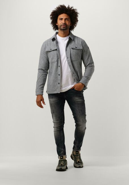 PUREWHITE Surchemise HERITAGE PATTERN OVERSHIRT WITH TWO CHEST POCKETS en gris - large