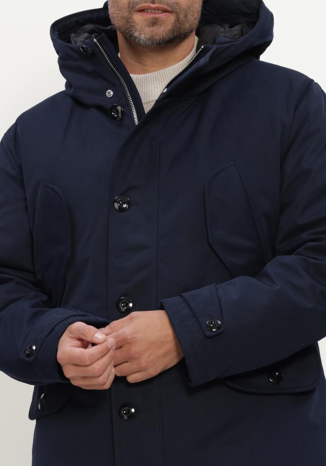 Donkerblauwe BUTCHER OF BLUE Jassen KNOX JACKET - large
