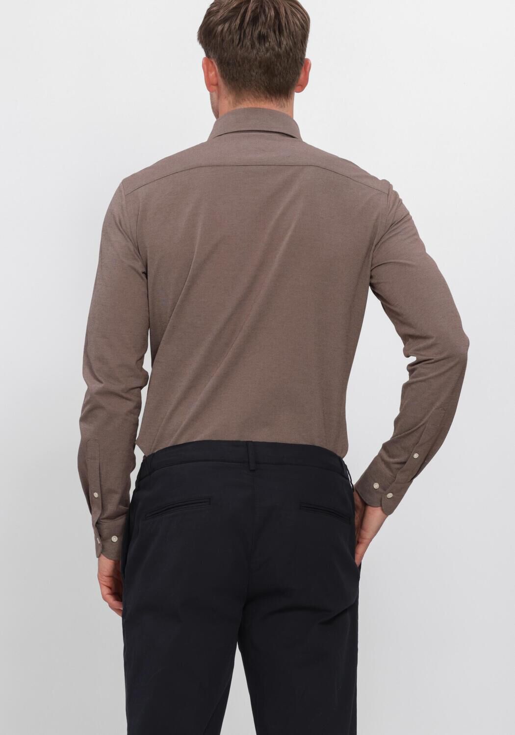 Bruine PROFUOMO Casual overhemd SHIRT ONE PIECE - large