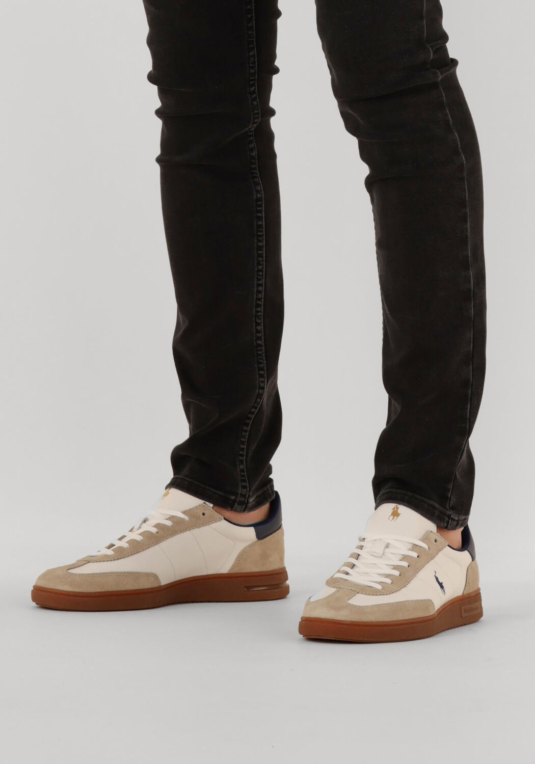 Beige POLO RALPH LAUREN Sneakers BEDFORD SNEAKERS LOW TOP LACE - large