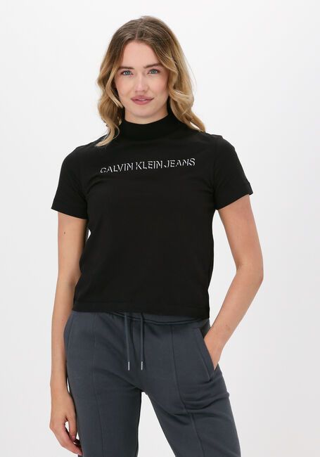 CALVIN KLEIN T-shirt SHADOW LOGO TEE en noir - large