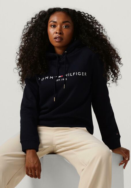 TOMMY HILFIGER Chandail HERITAGE HILFIGER HOODIE LS Bleu foncé - large