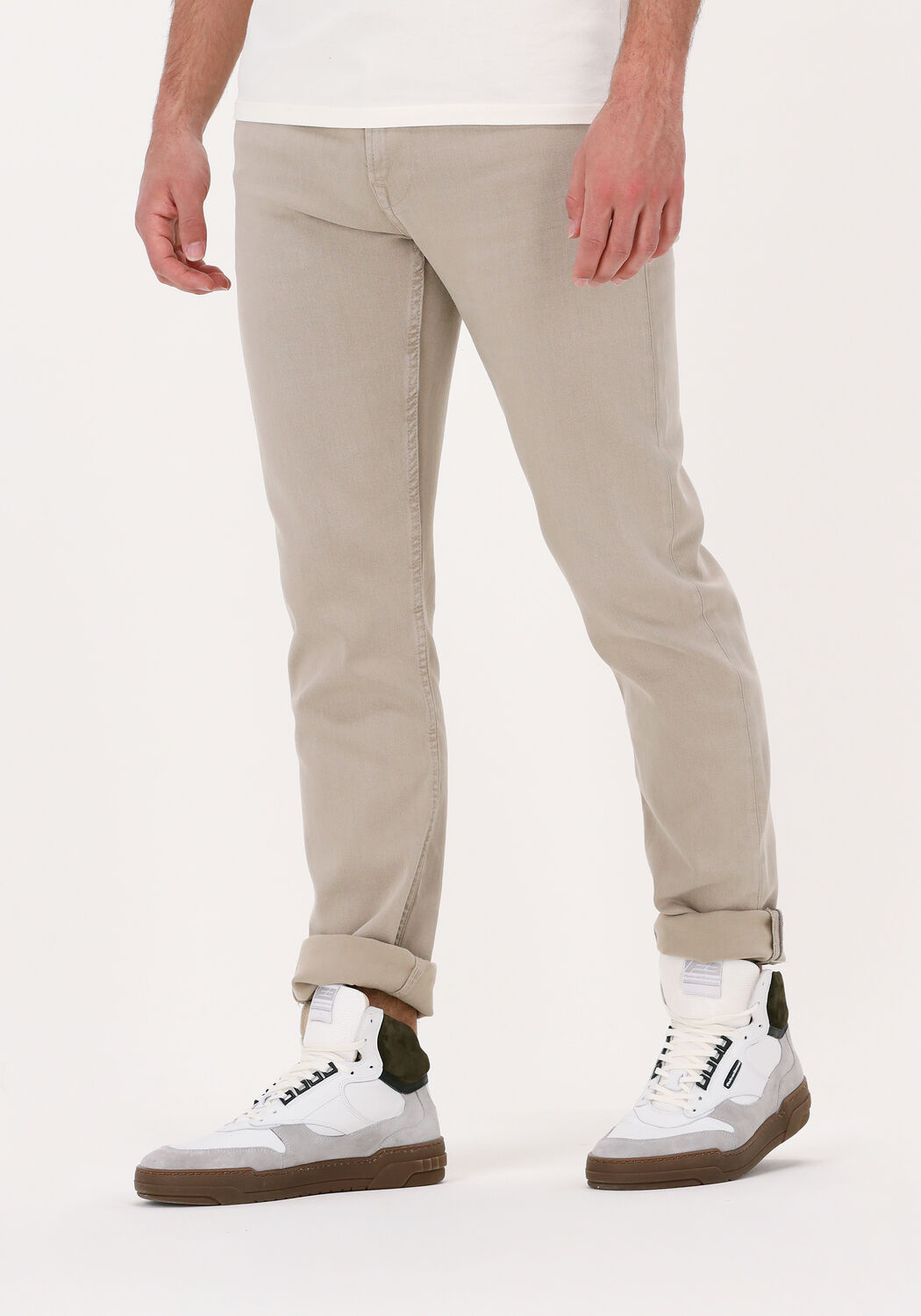 Beige VANGUARD Slim fit jeans V7 RIDER COLORED DENIM Omoda