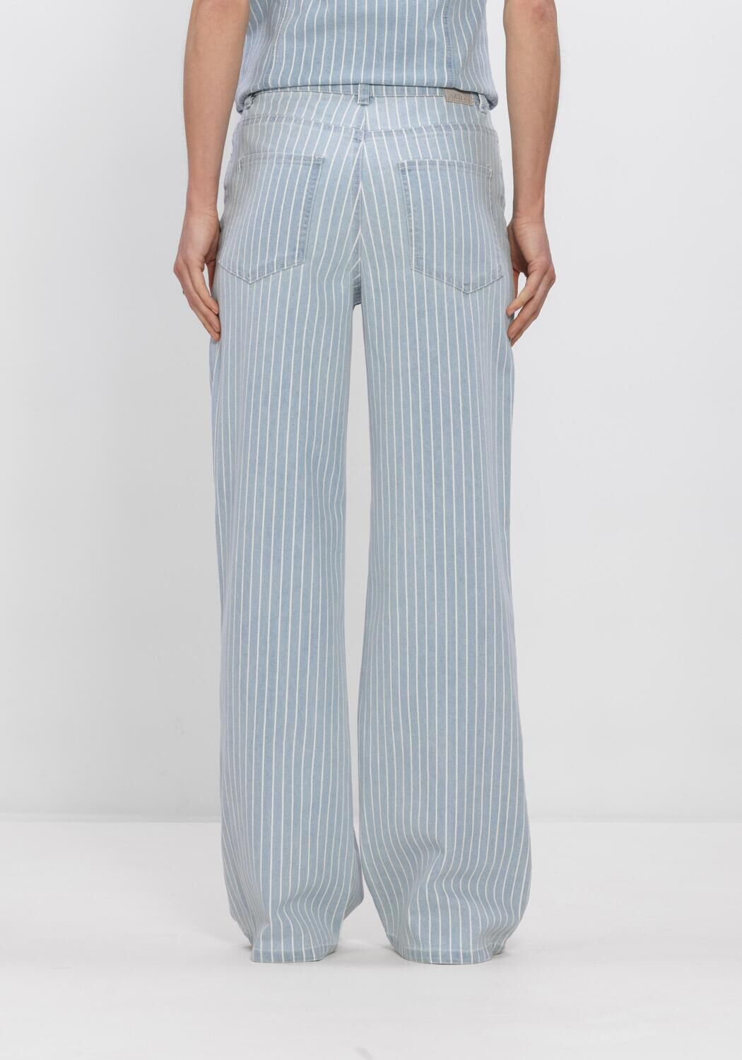 OBJECT OBJSANNI MW WIDE JEANS Jeans en bleu - large