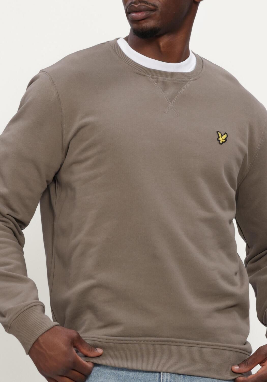 Bruine LYLE & SCOTT Sweater CREW NECK SWEATSHIRT - large