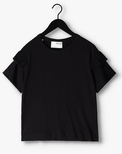 SELECTED FEMME T-shirt SLFRYLIE SS FLORENCE TEE en noir - large