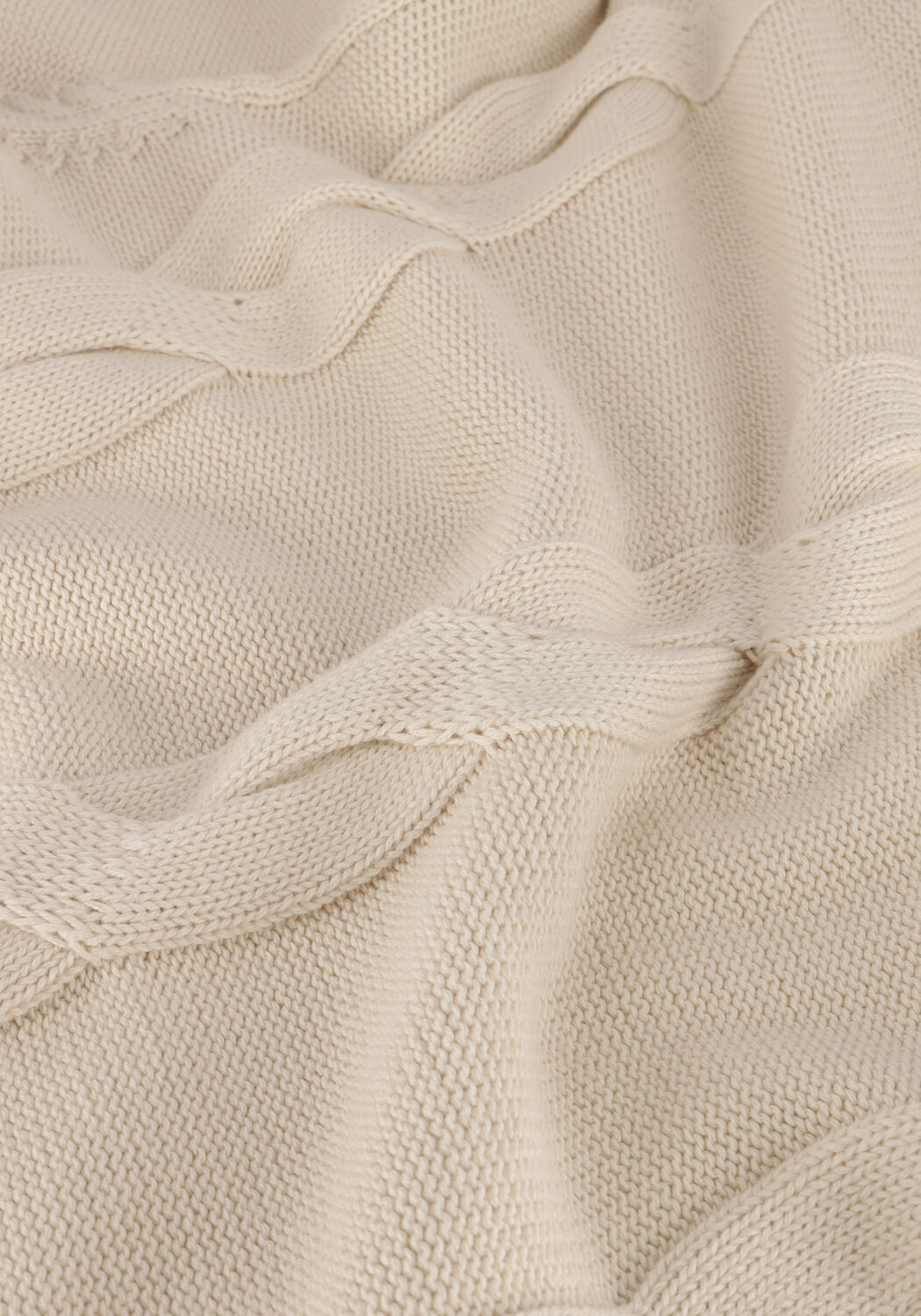 Gebroken wit PUREWHITE Trui MOCKNECK KNIT WITH CABLE DETAILS - large