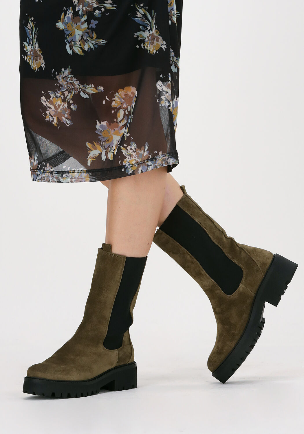 MEXX Bottines chelsea FARIN en vert - large