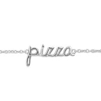 Zilveren ATLITW STUDIO Armband URBAN BRACELET PIZZA - medium