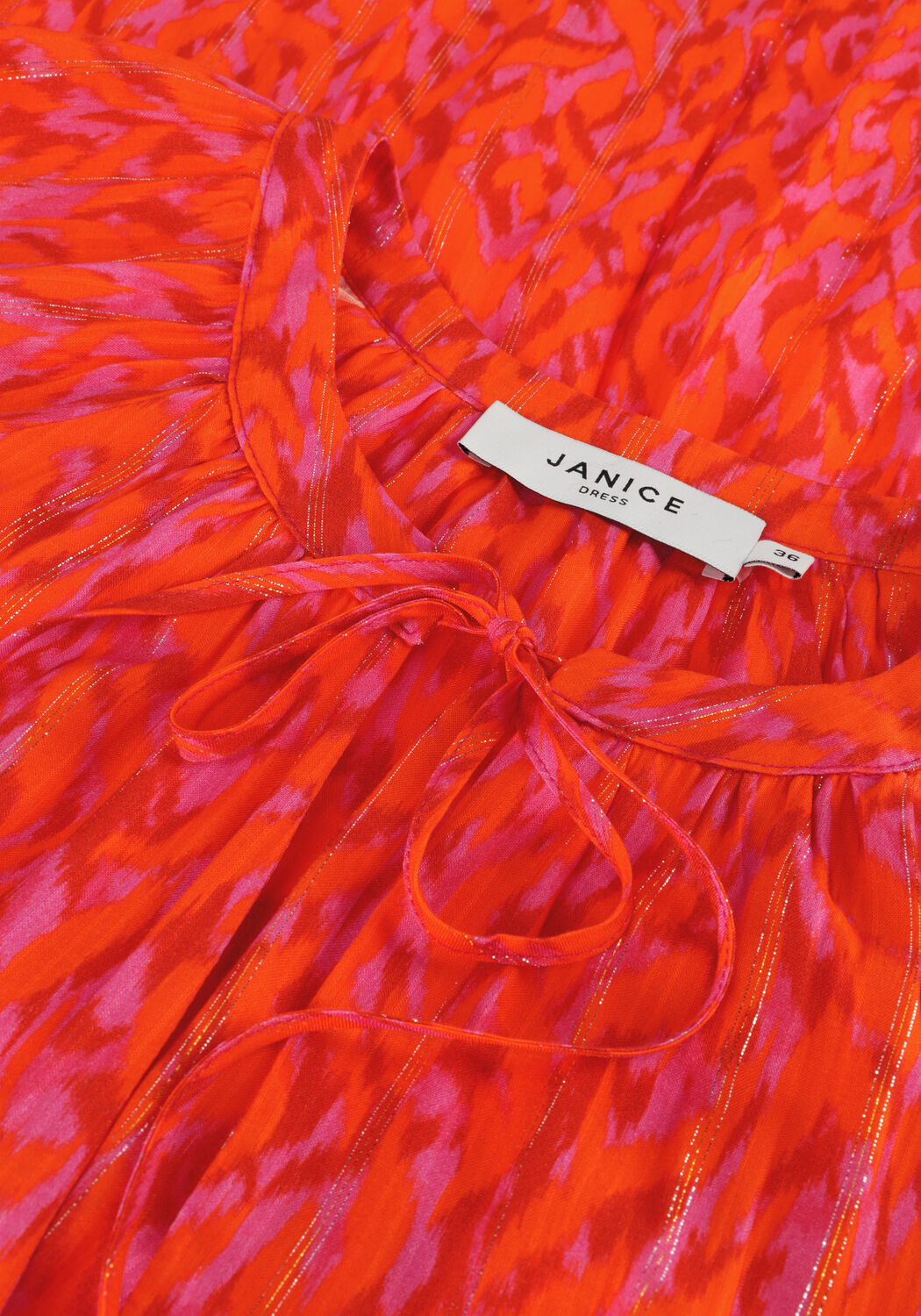 JANICE Robe maxi JULIAN en orange - large