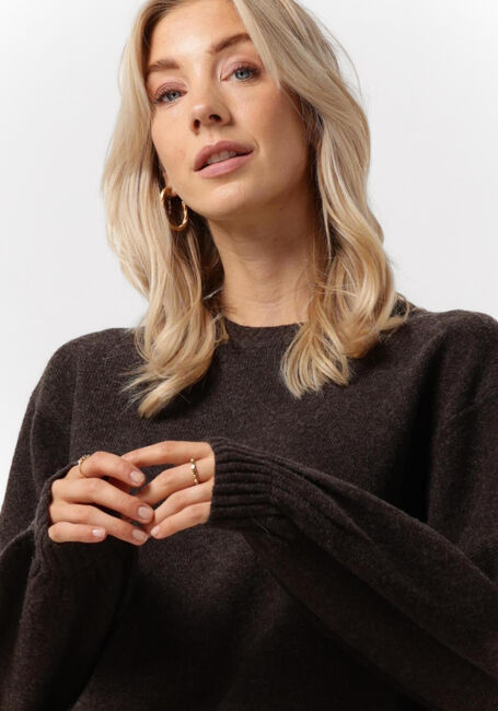 Bruine KNIT-TED Trui BABS PULLOVER - large