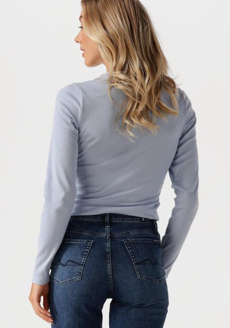 VANILIA RIB LONGSLEEVE Hauts & T-shirts en bleu - large