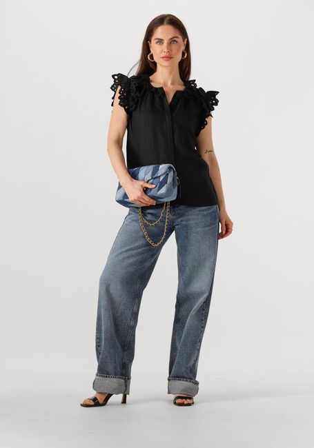 Zwarte COPENHAGEN MUSE Top NATULI SHIRT - large