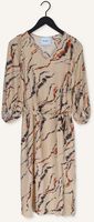 MINUS Robe midi LUVANA DRESS en beige MINUS Robe midi LUVANA DRESS en beige - medium