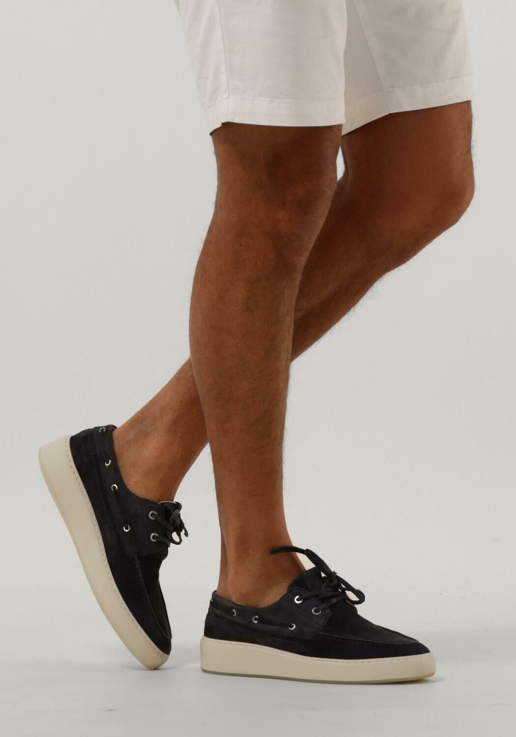 NUBIKK JIRO YACHT Chaussures &agrave; lacets en bleu - large