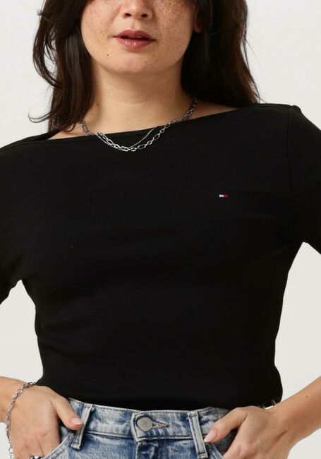 TOMMY HILFIGER NEW CODY SLIM BOAT-NK 3/4SLV Hauts & T-shirts en noir - large