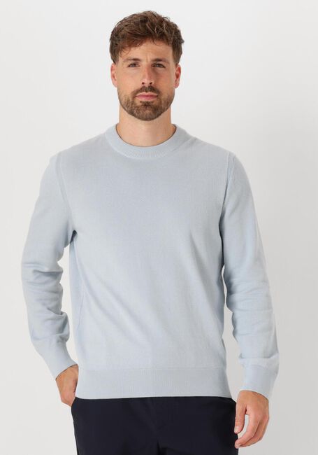 Lichtblauwe BOSS BLACK Trui ECAIO-P - large