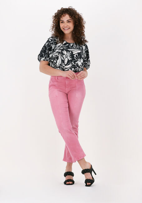 SUMMUM Straight leg jeans BOOTCUT CROPPED PANT SLUBBY ST en rose - large