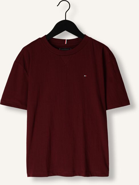 Paarse TOMMY HILFIGER T-shirt ESSENTIAL TEE S/S Paarse TOMMY HILFIGER T-shirt ESSENTIAL TEE S/S - large