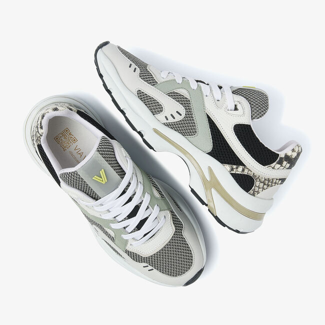 VIA VAI Baskets basses VESPER KELSEY en blanc - large