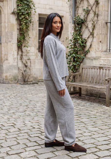 Lichtgrijze ELEH Wijde broek EFWM260010 - large