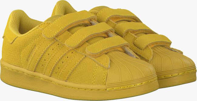 ADIDAS Baskets SUPERSTAR CF en jaune - large