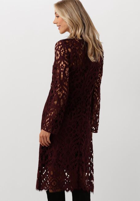 VANILIA Robe midi LACE MIDI DRESS en rouge - large