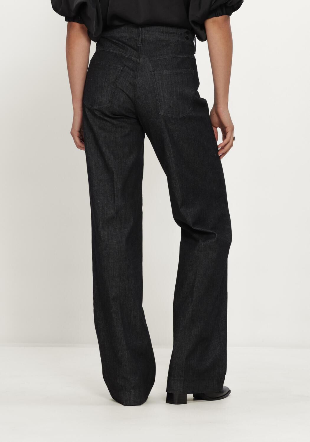 MAC Wide jeans 0357L DREAM WIDE AUTHENTIC WIDE LEG Bleu fonc&eacute; - large