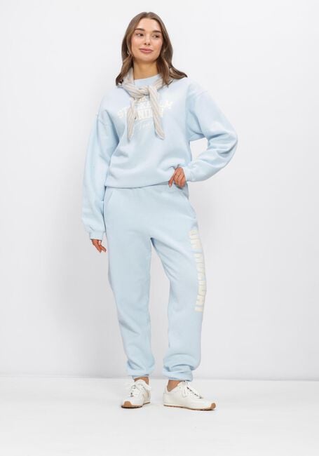 Blauwe NOTRE-V Sjaal KAIA STRIPE - large