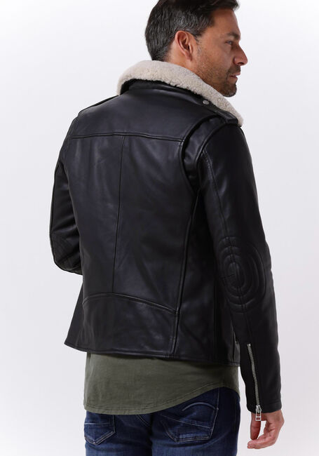 Zwarte GOOSECRAFT Leren jas GALLERY544 - large