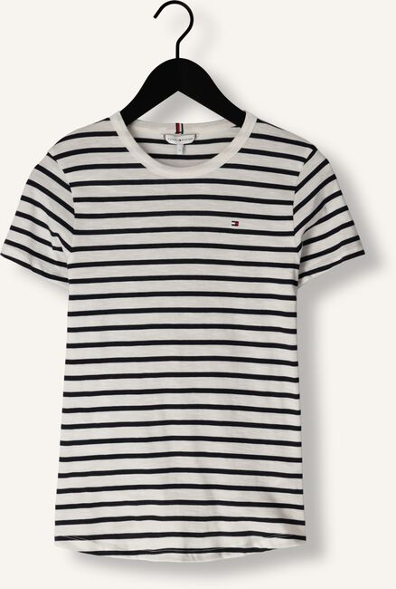 Blauwe TOMMY HILFIGER T-shirt 1985 SLIM SLUB C-NK Blauwe TOMMY HILFIGER T-shirt 1985 SLIM SLUB C-NK - large