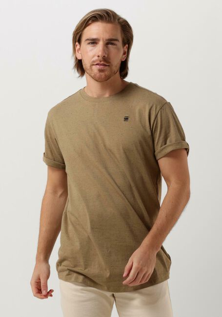 G-STAR RAW T-shirt LASH R T S/S en beige - large