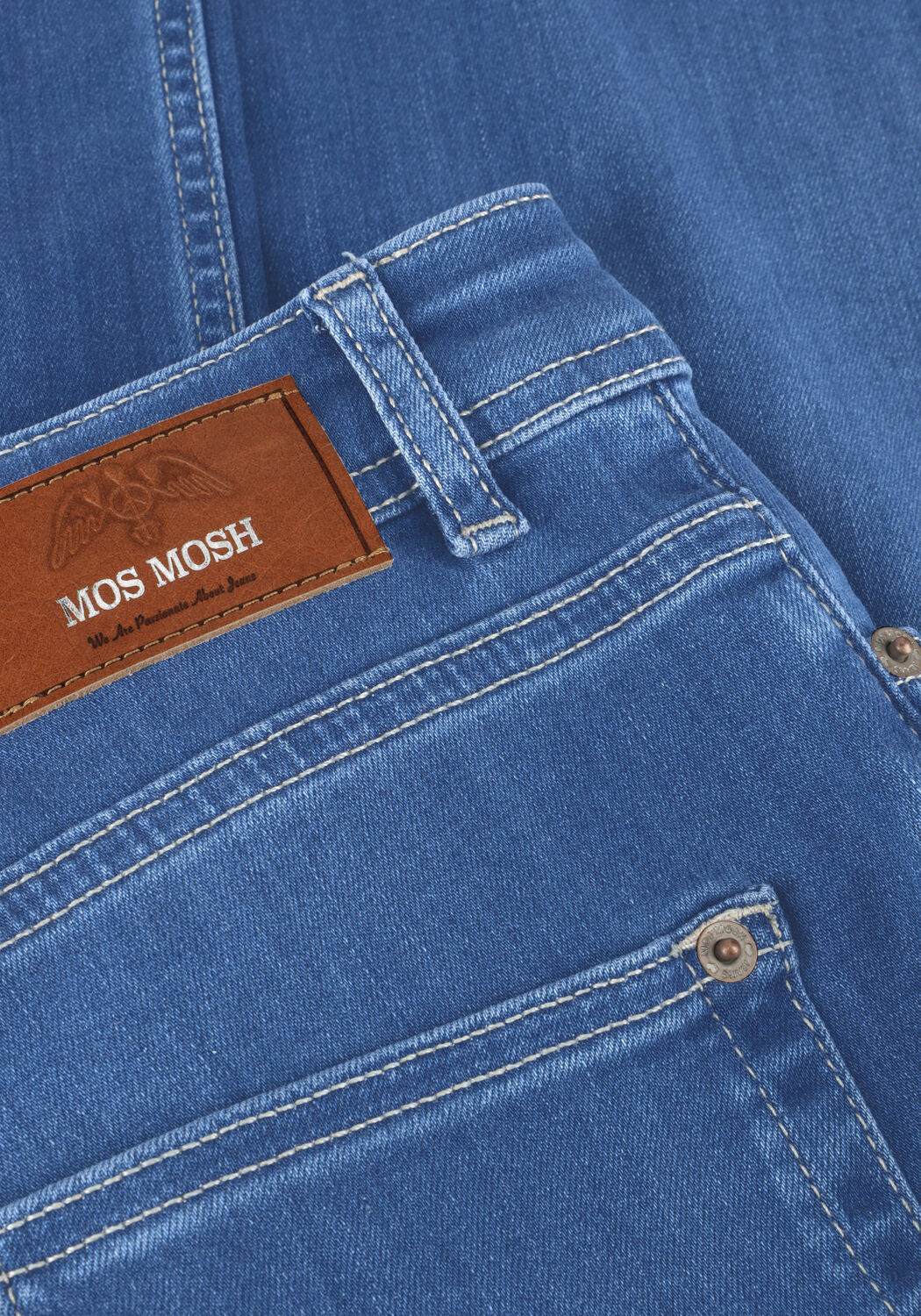 MOS MOSH Wide jeans DARA DELUXE JEANS en bleu - large