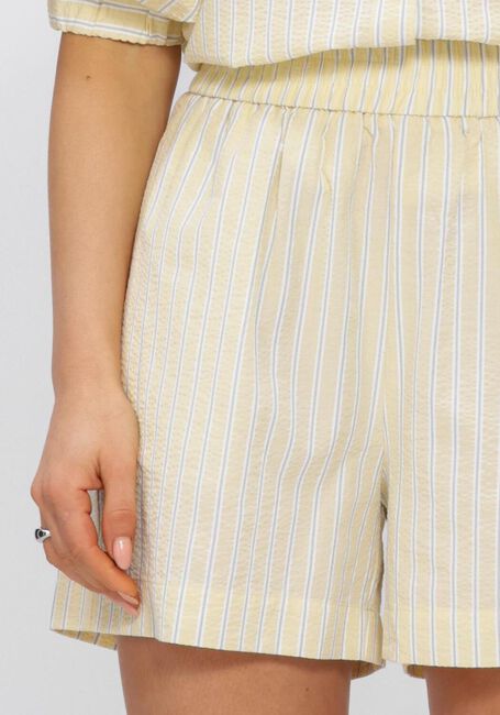 NOTRE-V Pantalon courte NV-HEINTINA SLIM STRIPE en jaune - large