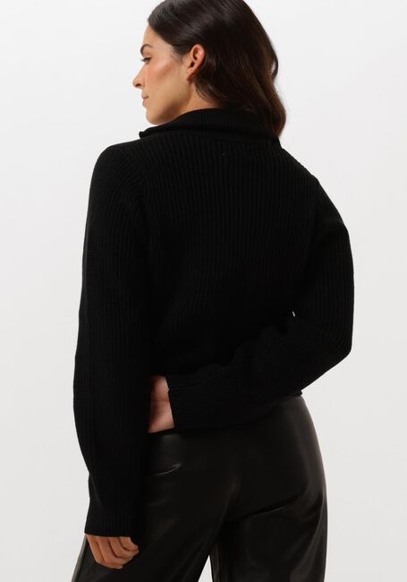 ENVII Pull ENBESSIE LS CARDIGAN 5190 en noir - large
