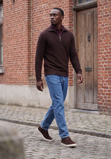 Bordeaux BLUE INDUSTRY Klassiek overhemd SHIRT - large