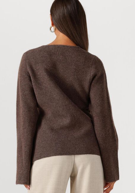 NEO NOIR Pull MARIE LOUISE KNIT CARDIGAN en marron - large