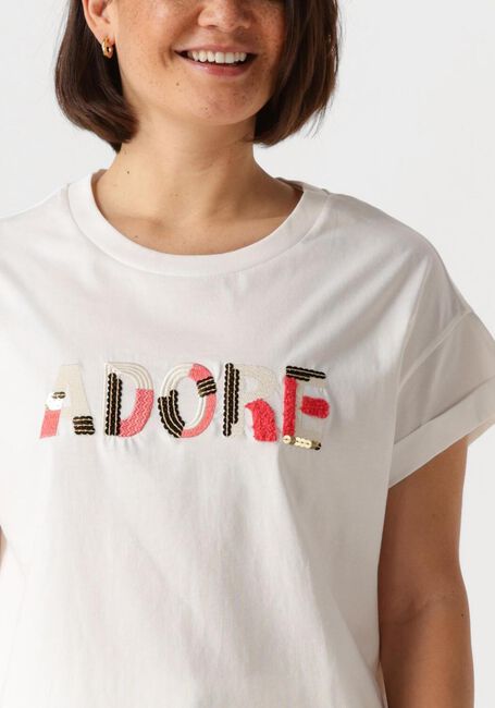 NUKUS T-shirt FEMKE SHIRT ADORE en blanc - large