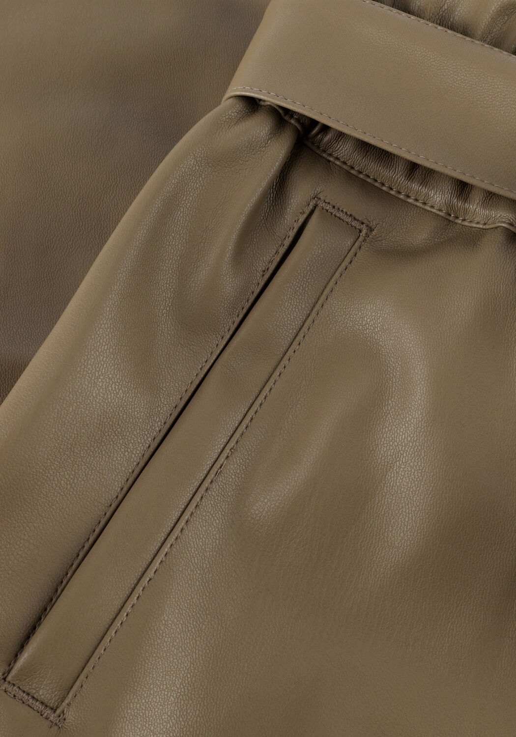 Beige MINUS Pantalon JAYDA PU PANT - large