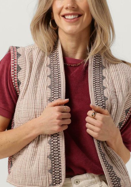 BY-BAR Gilet ISLA HANDLOOM JACKET Sable - large