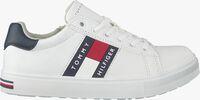 Witte TOMMY HILFIGER Lage sneakers LOW CUT LACE UP SNEAKER - medium