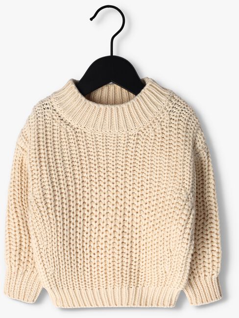 Beige QUINCY MAE Trui CHUNKY KNIT SWEATER - large