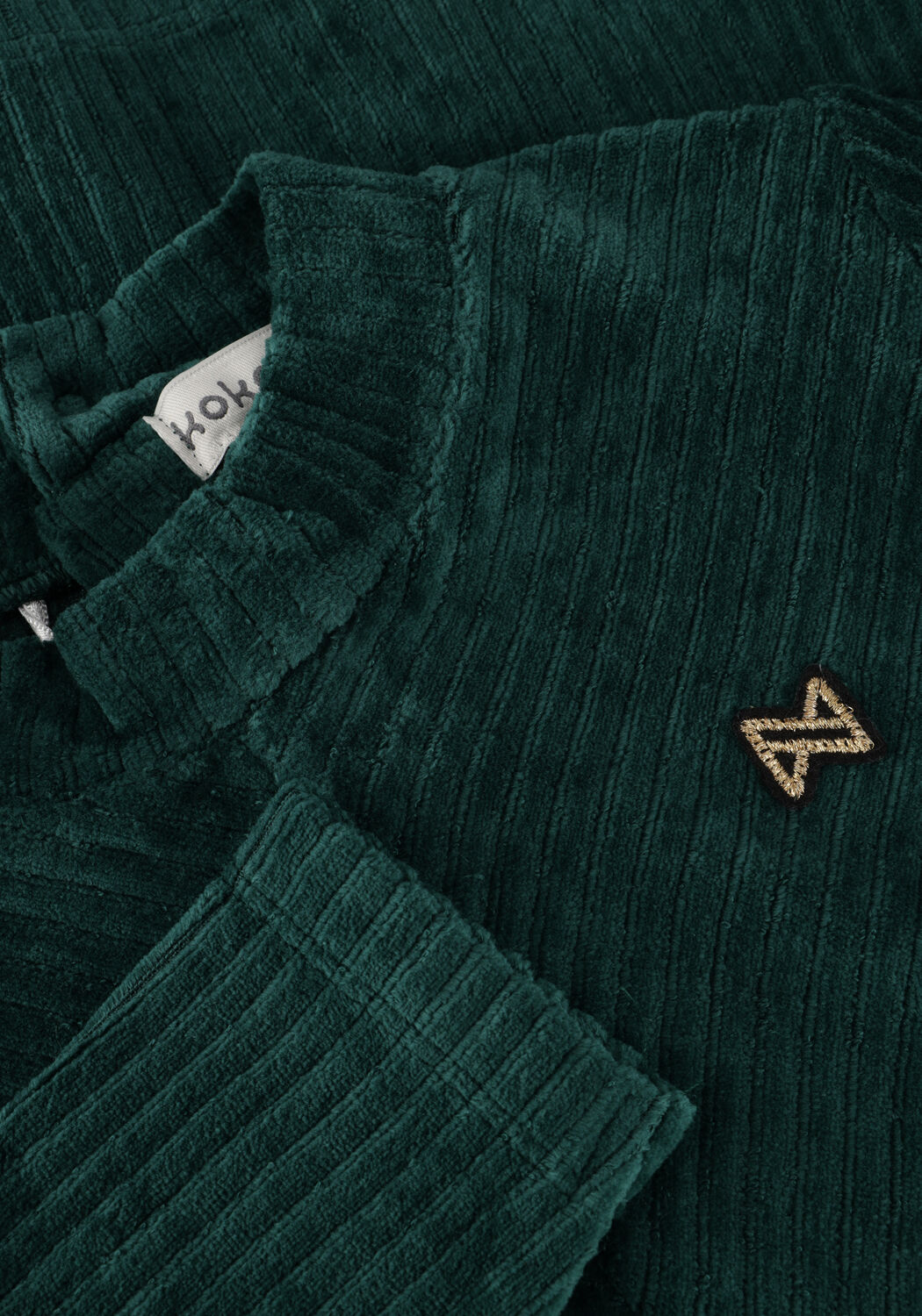 Donkergroene KOKO NOKO Mini jurk Q52966 - large