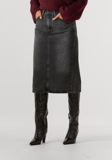 LEVI'S Jupe midi HR BACK SLIT SKIRT WANDERING SPIRIT CLE Gris foncé - large