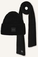 Zwarte UGG Muts CHUNKY RIB KNIT SET - medium