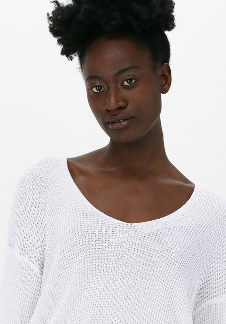 SIMPLE Haut KNITTED TOP Blanc - large